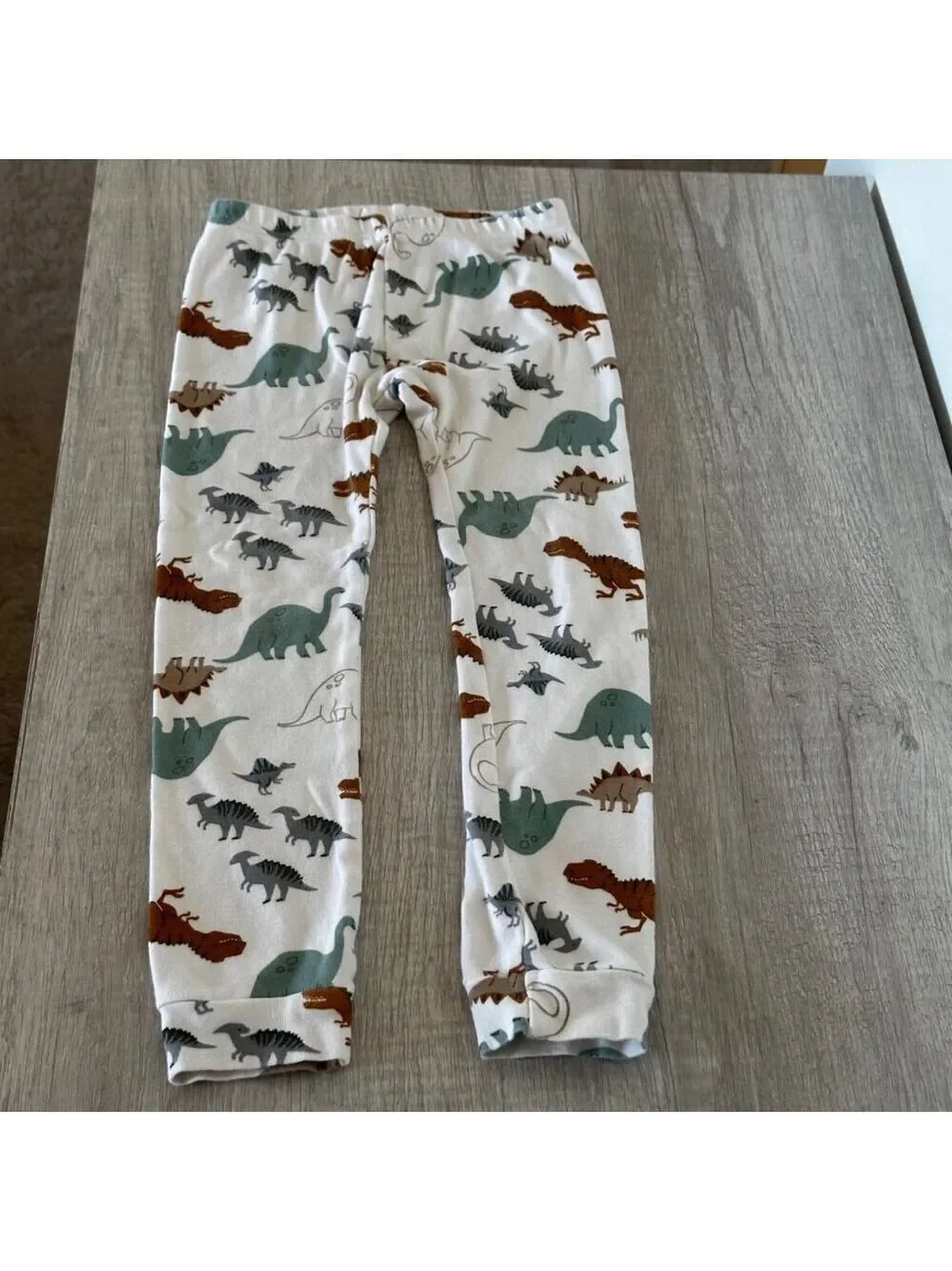 Carters Boy 5T Toddler Dinosaur Pajamas Sets Long Sleeve Pants Cotton Lot of 2